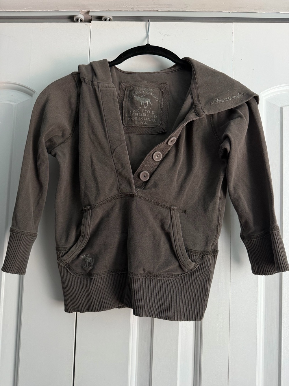 Abercrombie & Fitch Vintage Hooded Pullover Sweatshirt size Small